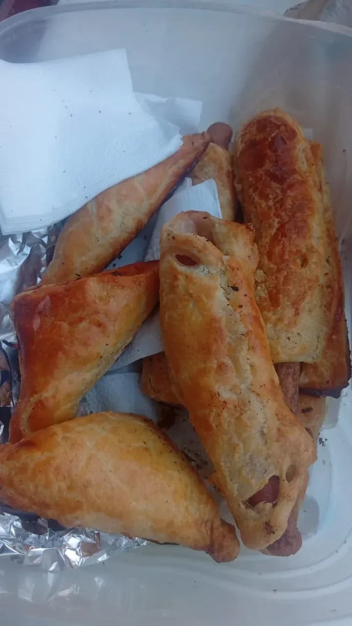 Pasteles de chorizo y pollo