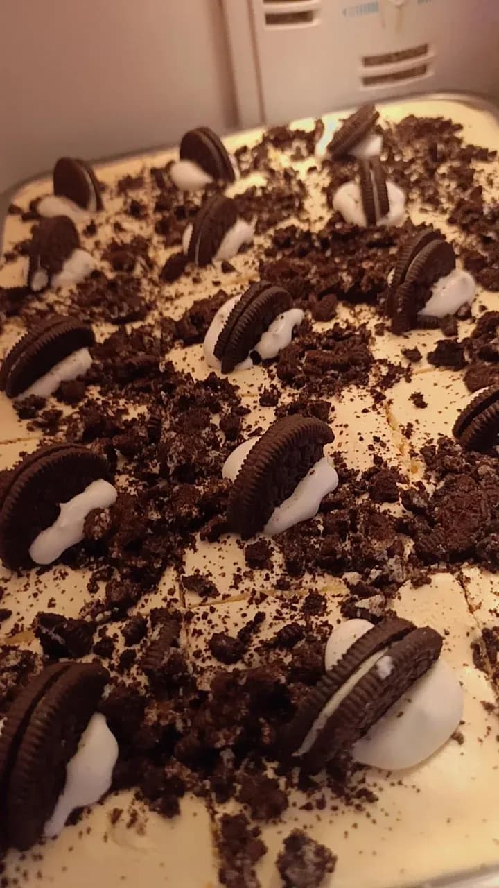 Tiramisú douyin de oreo